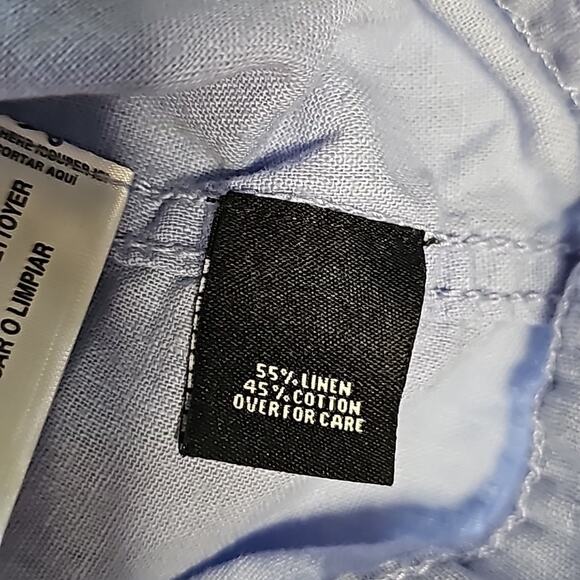 Relativity Button Down Linen Blend Top Shacket Womens Plus Size 3X NWT - Picture 11 of 11